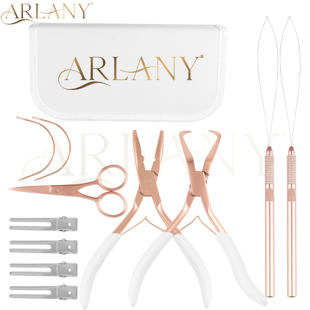 Feather Hair Extension - ARLANY Hair Extension Pliers Set Microlink