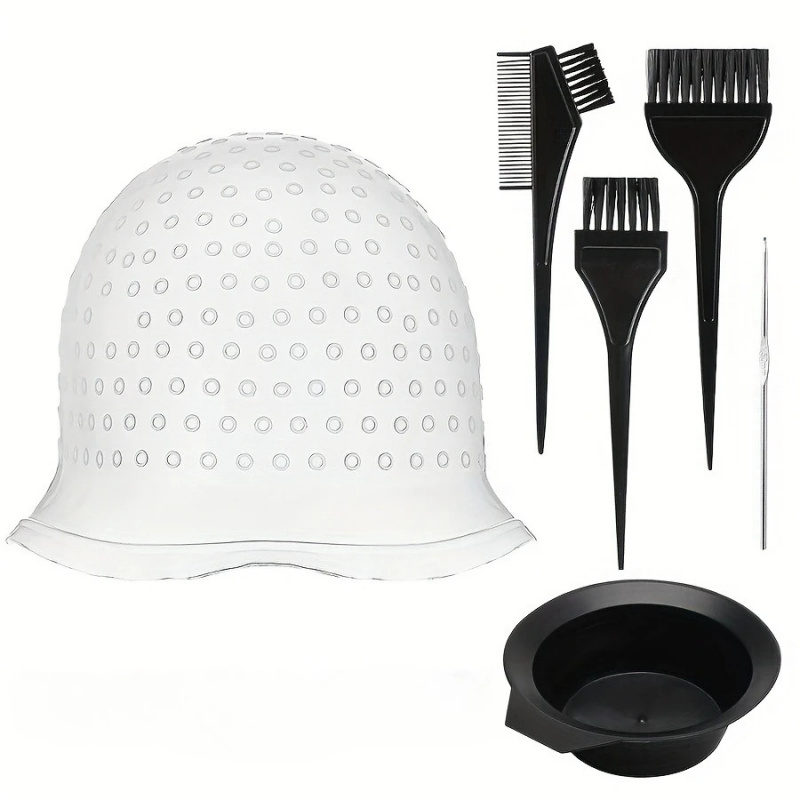 Hair Care Brand - Silicone Hair Coloring Cap For Hairdressing