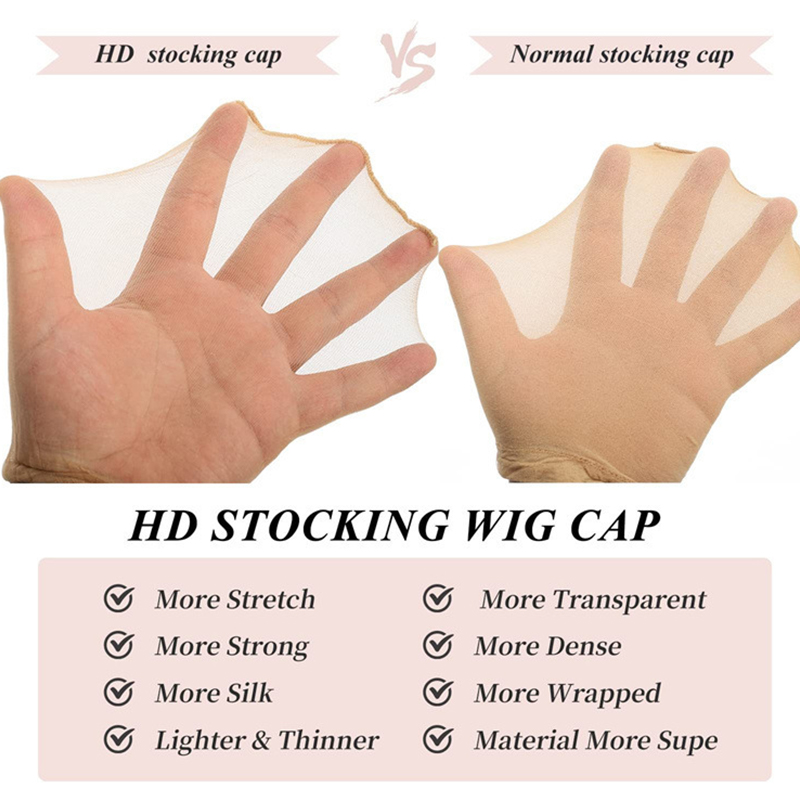 Wig Cap Stocking - New 10/30/50Pcs Invisible Ultra-thin Stretchy Stocking