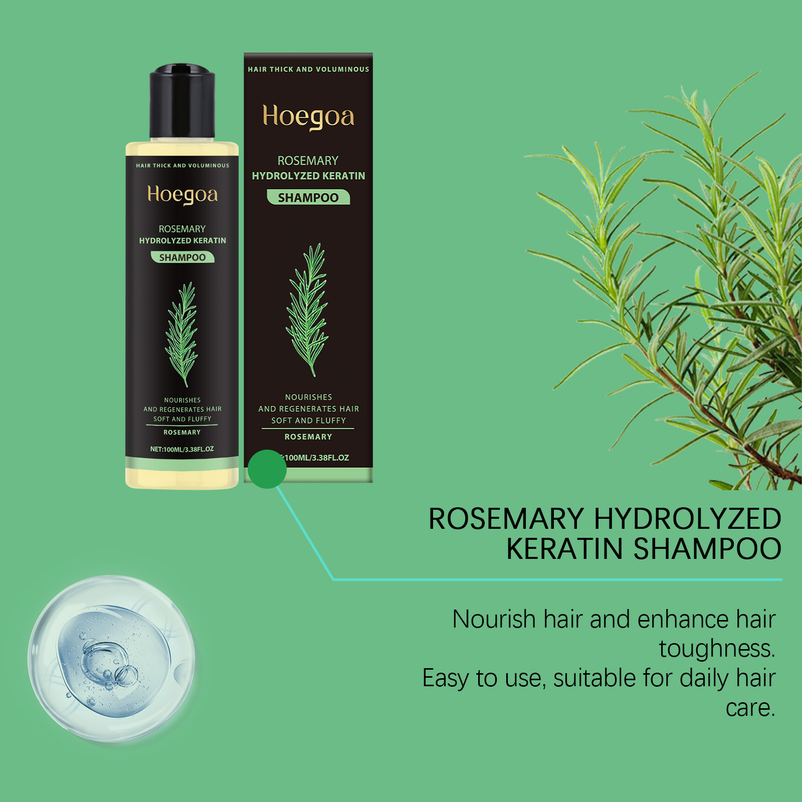 Hoegoa Rosemary Hair Shampoo V - Rosemary Hair Oil review and price