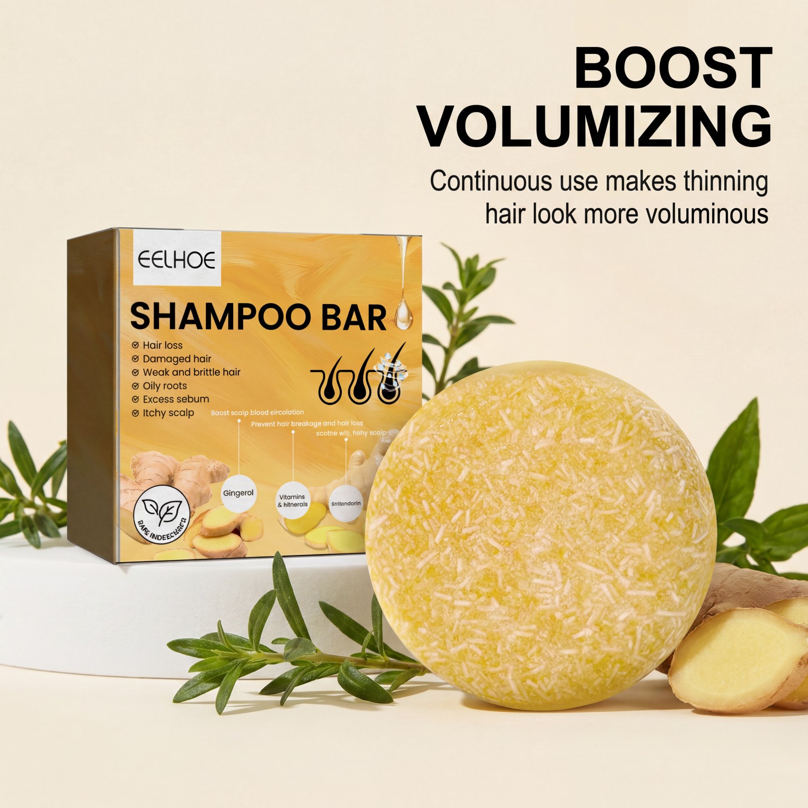 1Pcs Shampoo Bar Ginger Hair C - Hair Care Pantene review and price