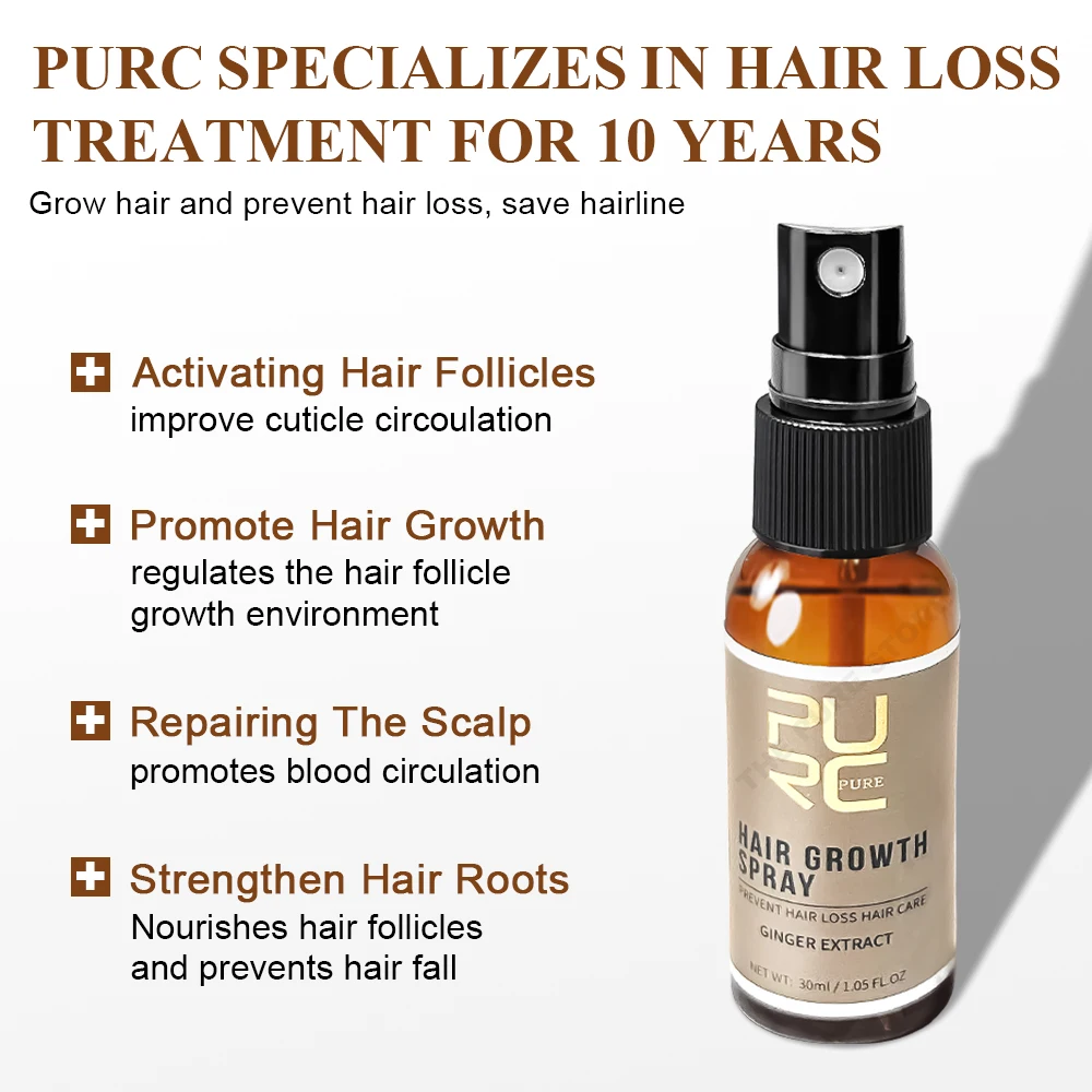 PURC Ginger Hair Spray Root St - Hair Care Serum review and price