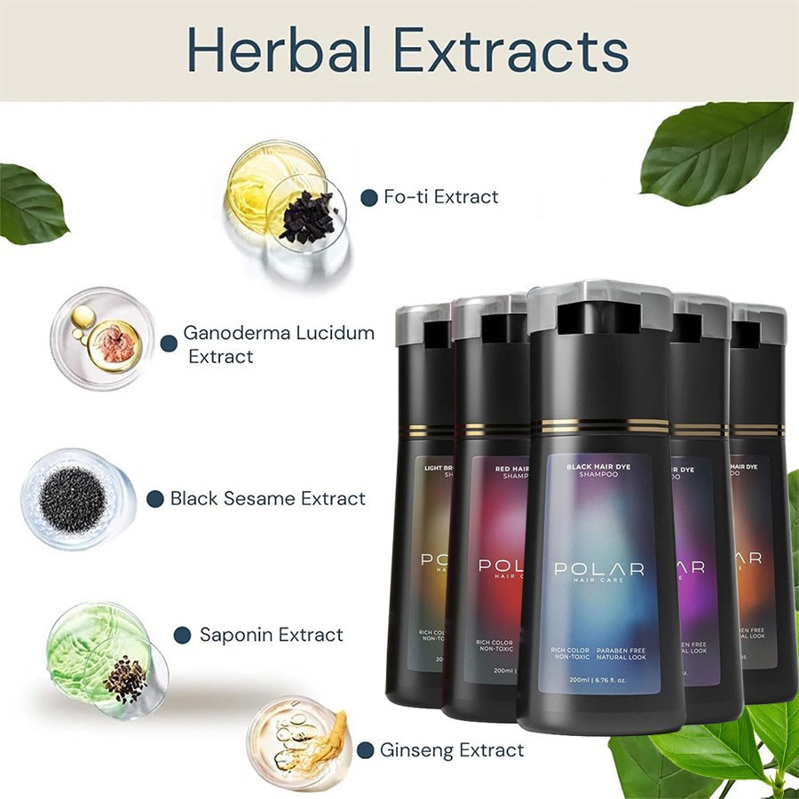 4 Colors POLAR Plant Extract H - Purple Toning Shampoo review and price