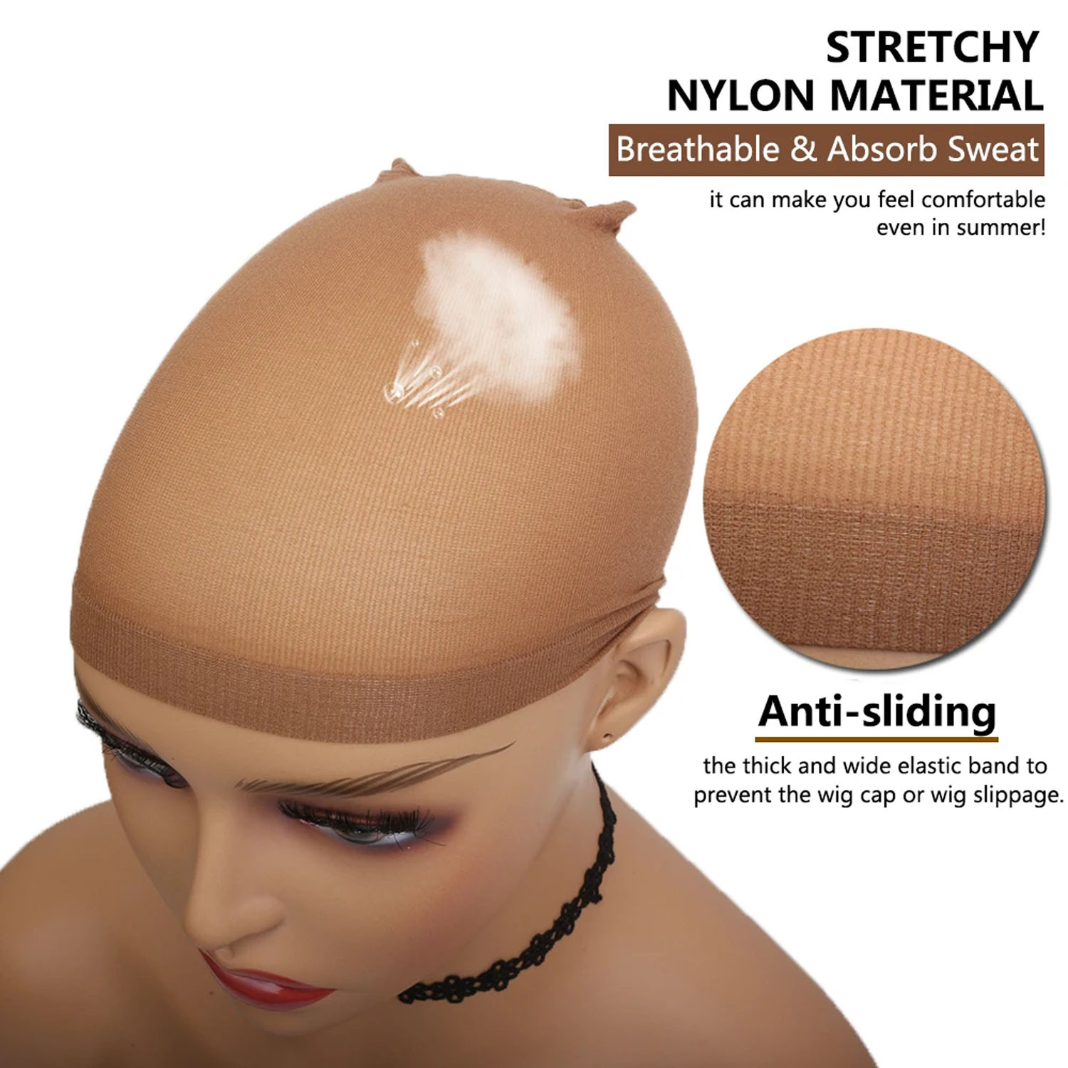 20/30PCS Cheap Hair New Stocki - Wig Cap Stocking review and price