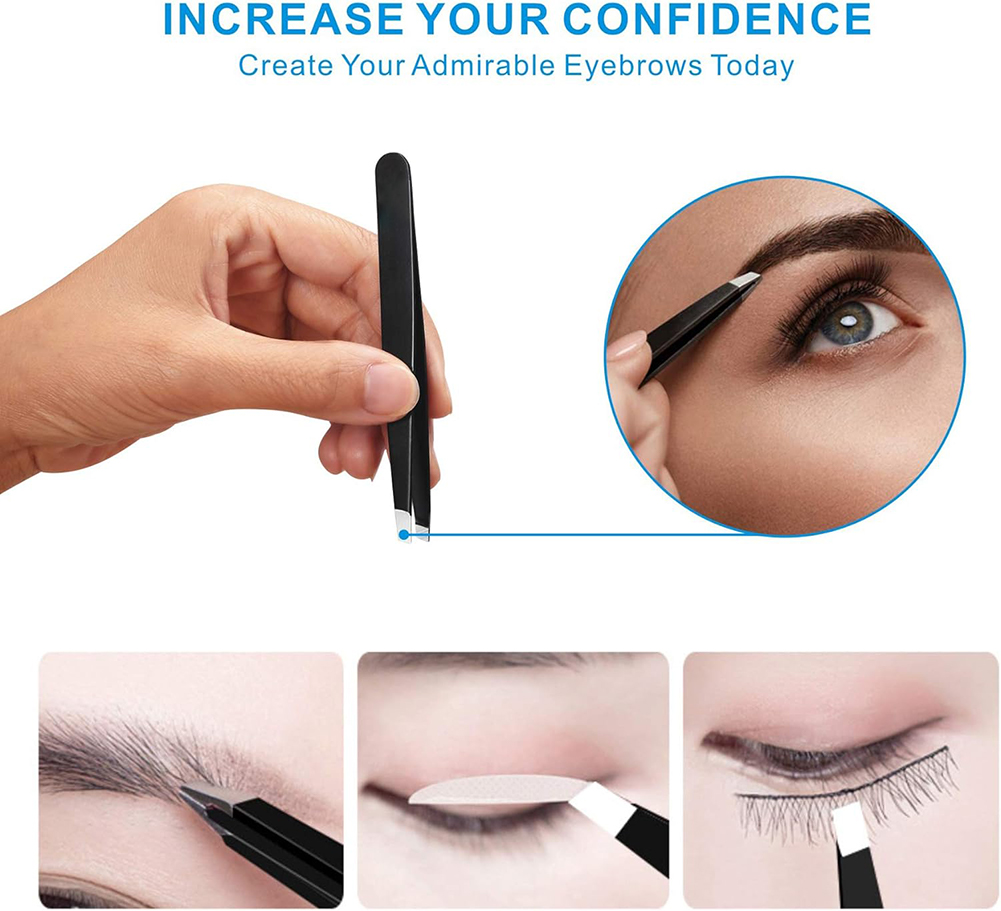 4PCS Tweezers Set Professional - Hair Care Tools review and price
