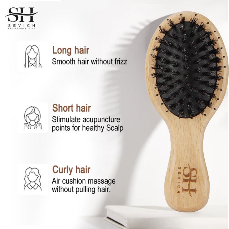 Natural Boar Bristle Hair Fluf - Hair Care Natural review and price