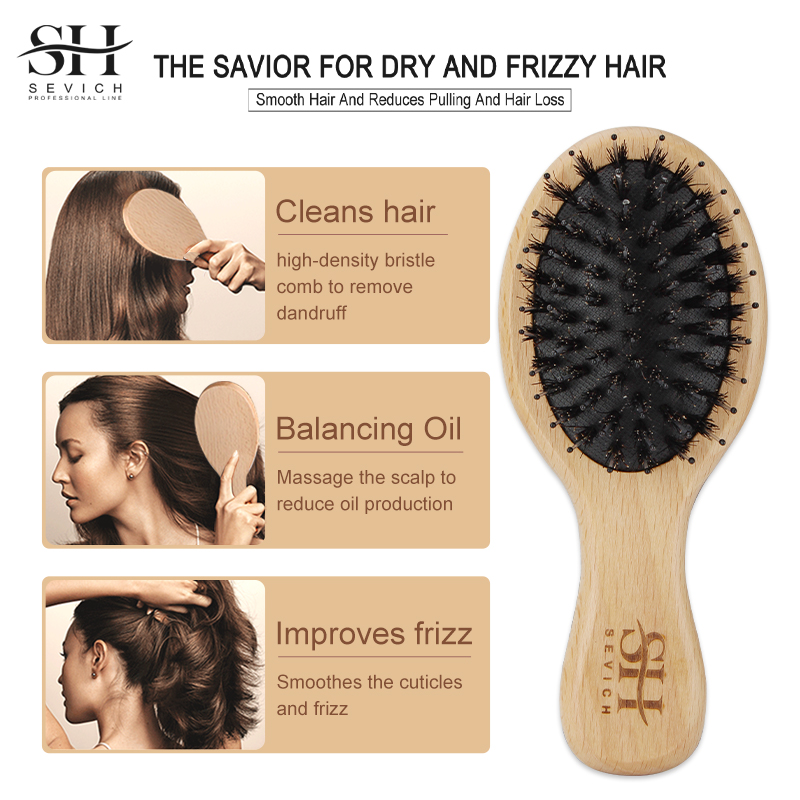 Natural Boar Bristle Hair Fluf - Hair Care Natural review and price