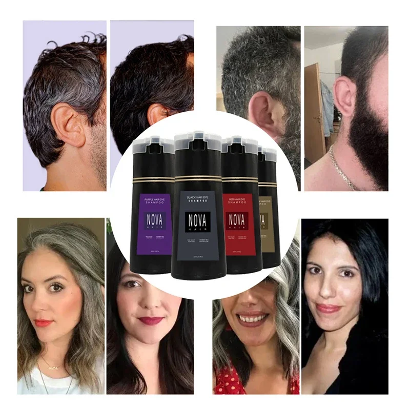 200ml Nova Hair Dye Shampoo 3- - Purple Toning Shampoo review and price