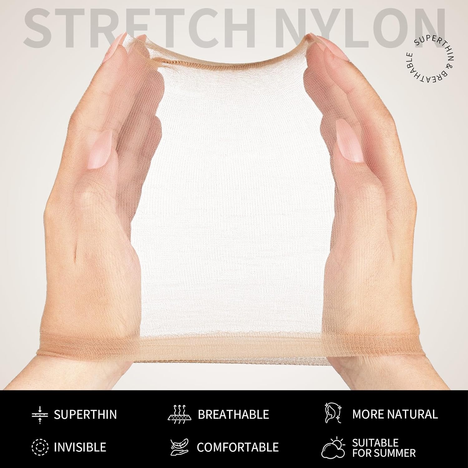 4/12pcs Ventilated Nylon Mesh  - Wig Cap Stocking review and price