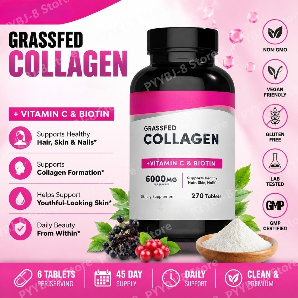 Collagen Tablets 6000mg with V - Hair Care Capsule review and price