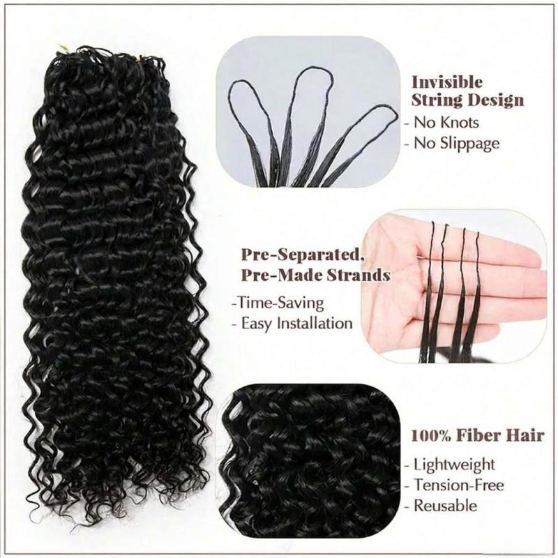 Water Wave Synthetic Feather C - Feather Hair Extension review and price