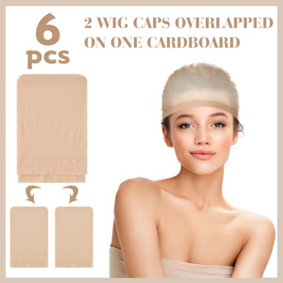 6 Pcs Wig Cap for Women, Mesh  - Wig Cap Stocking review and price